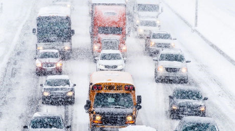 What To Do If You're Stuck In A Winter Traffic Jam