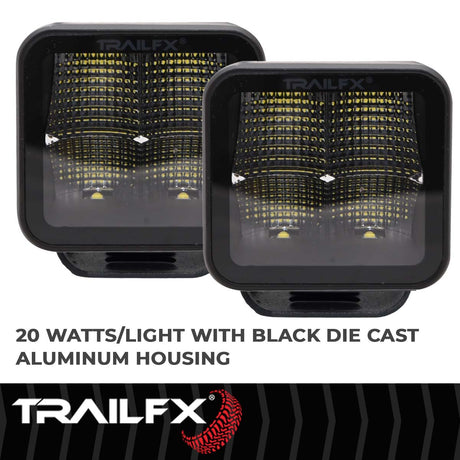 Product of Trailfx 2x2cfbkpr Driving/ Fog Light