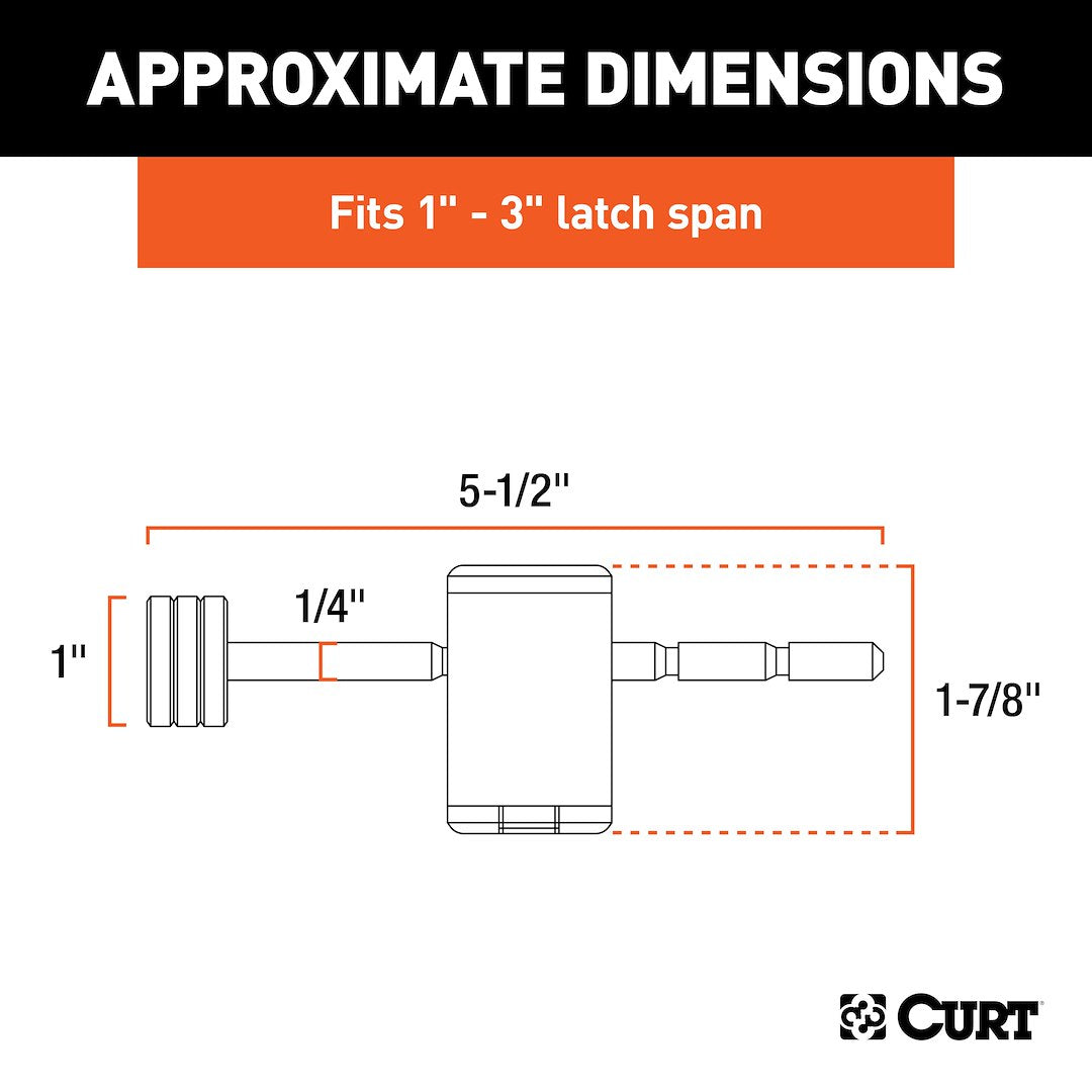 Product of Curt 23503 Trailer Coupler Lock