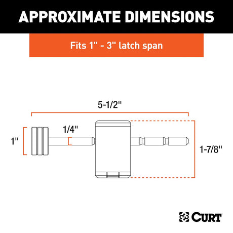 Product of Curt 23503 Trailer Coupler Lock
