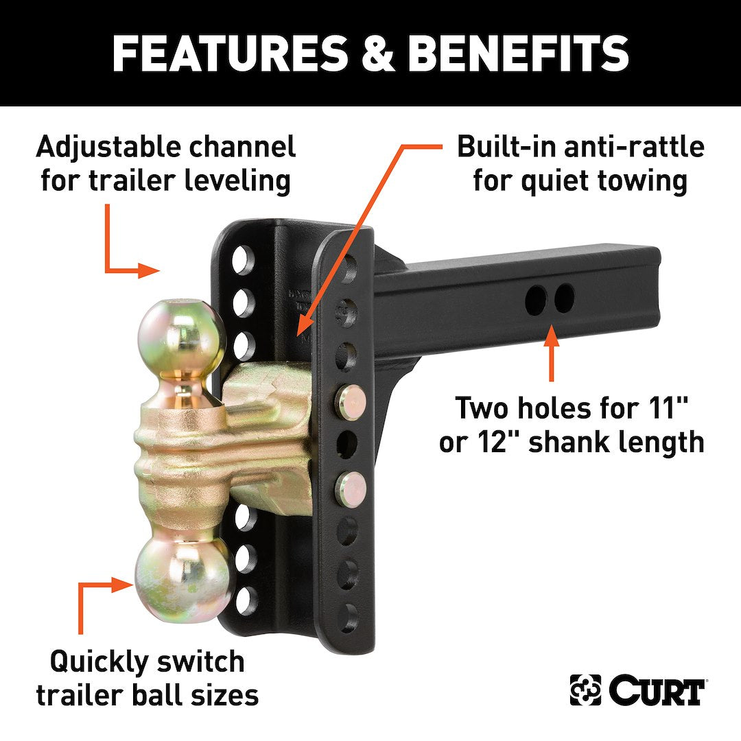Product of Curt 45900 Trailer Hitch Ball Mount