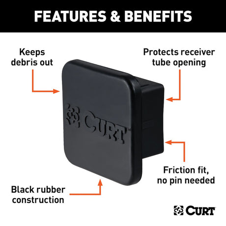 Product of Curt 22276 Trailer Hitch Cover