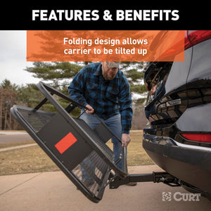 Product of Curt 18151 Trailer Hitch Cargo Carrier