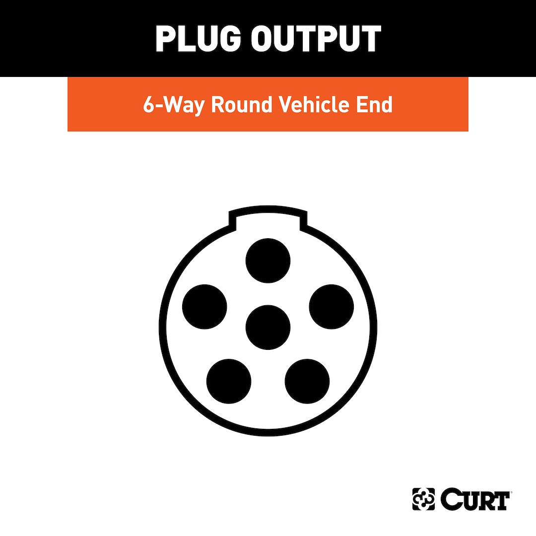Product of Curt 58130 Trailer Wiring Connector