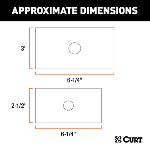 Product of Curt 45408 Trailer Hitch Receiver Tube Adapter