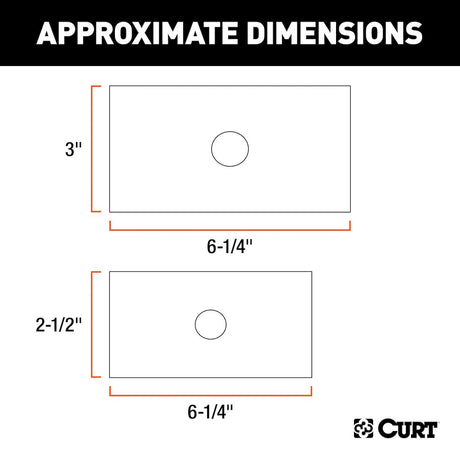 Product of Curt 45408 Trailer Hitch Receiver Tube Adapter