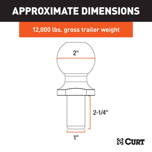 Product of Curt 40038 Trailer Hitch Ball