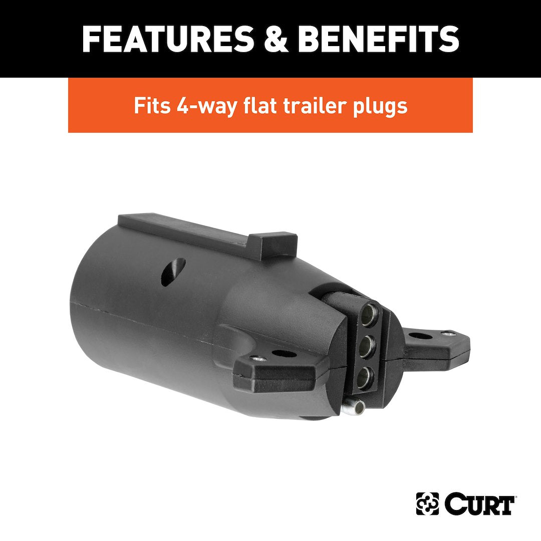 Product of Curt 57240 Trailer Wiring Connector Adapter
