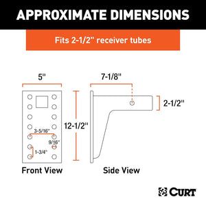 Product of Curt 48349 Pintle Hook Mounting Plate