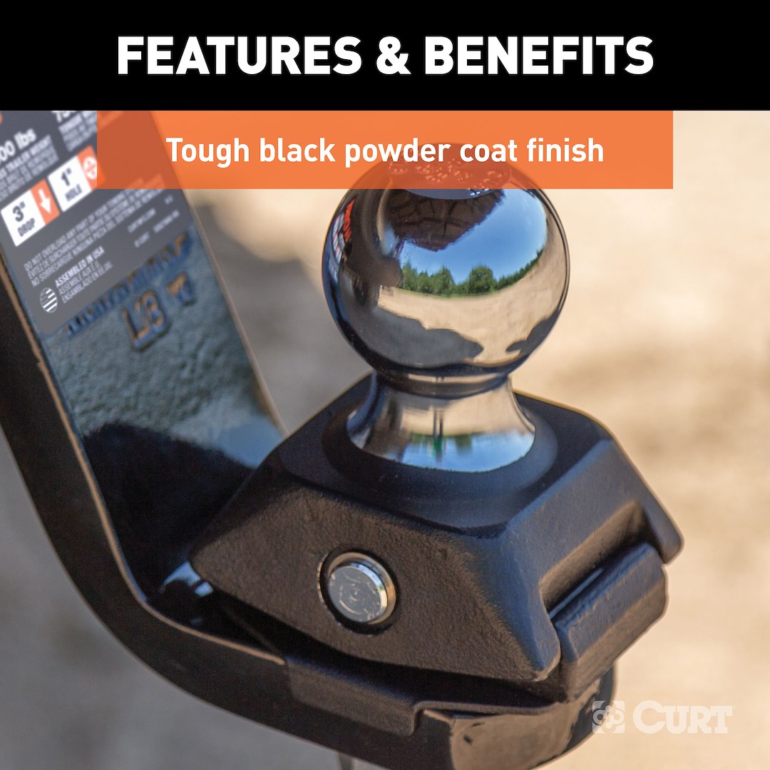 Product of Curt 45143 Trailer Hitch Ball Mount