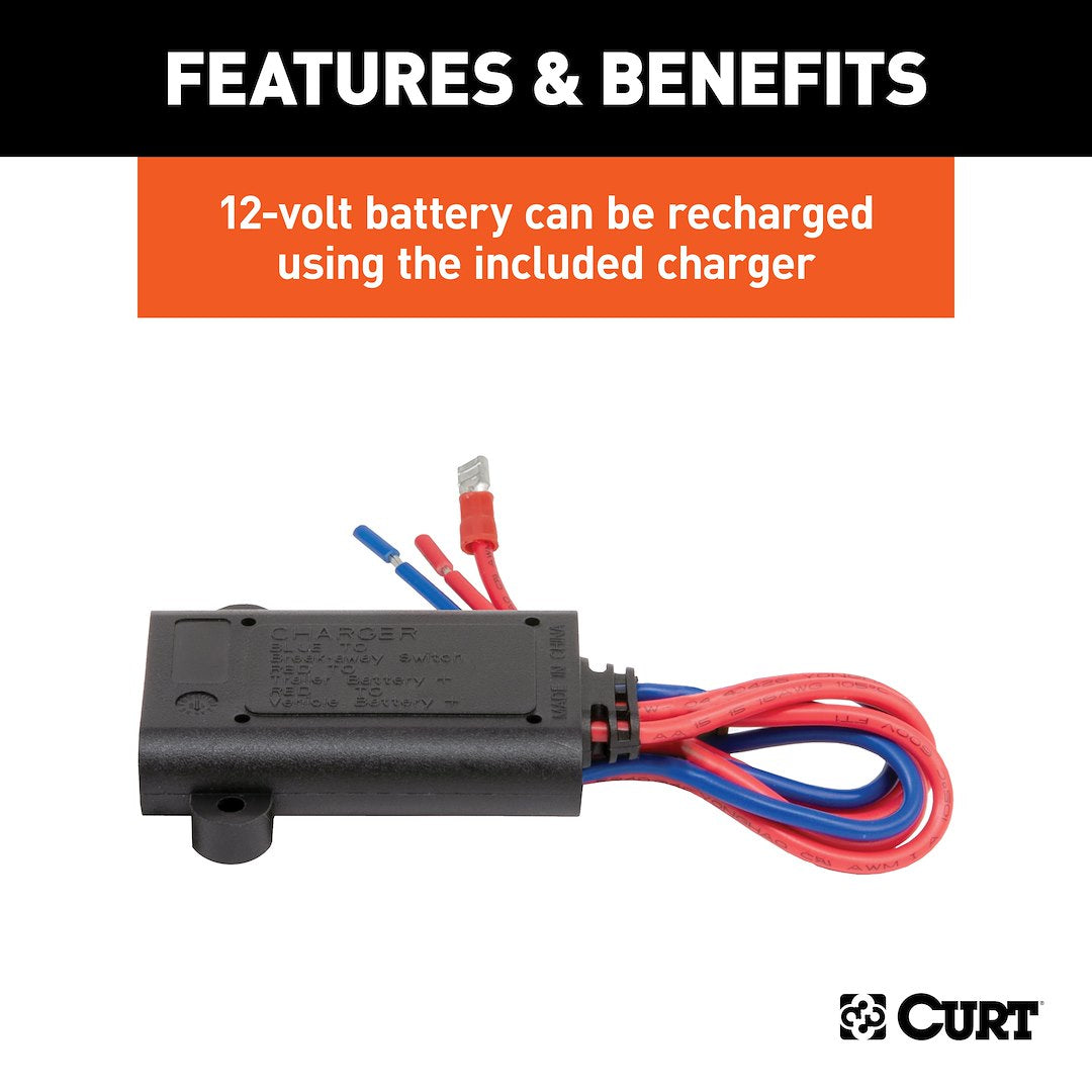 Product of Curt 52028 Trailer Breakaway System Kit