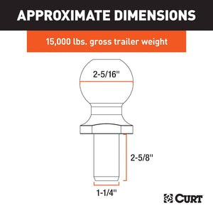 Product of Curt 40030 Trailer Hitch Ball