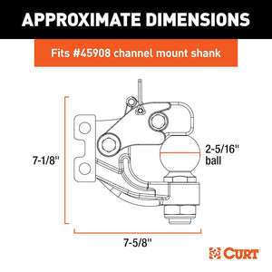 Product of Curt 45922 Pintle Hook