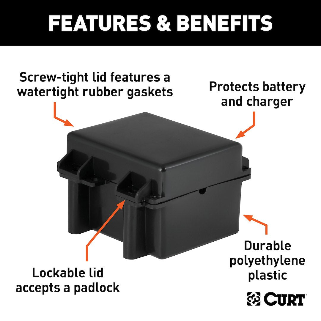 Product of Curt 52027 Trailer Breakaway System Battery Box