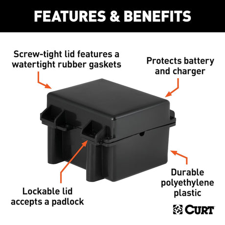 Product of Curt 52027 Trailer Breakaway System Battery Box