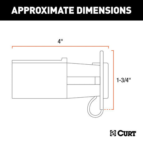 Product of Curt 57245 Trailer Wiring Connector Adapter