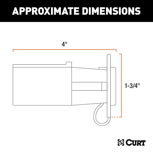 Product of Curt 57245 Trailer Wiring Connector Adapter