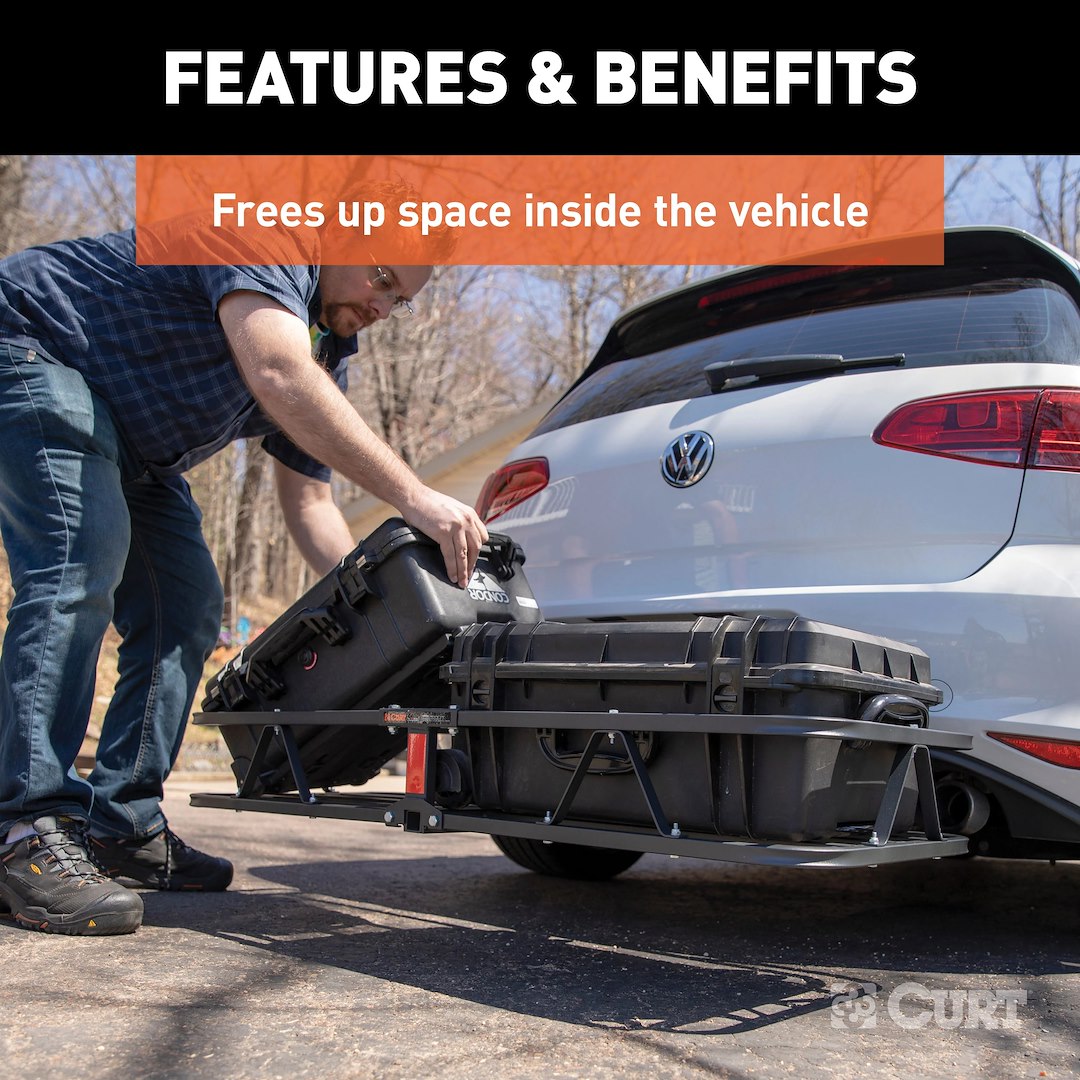 Product of Curt 18145 Trailer Hitch Cargo Carrier