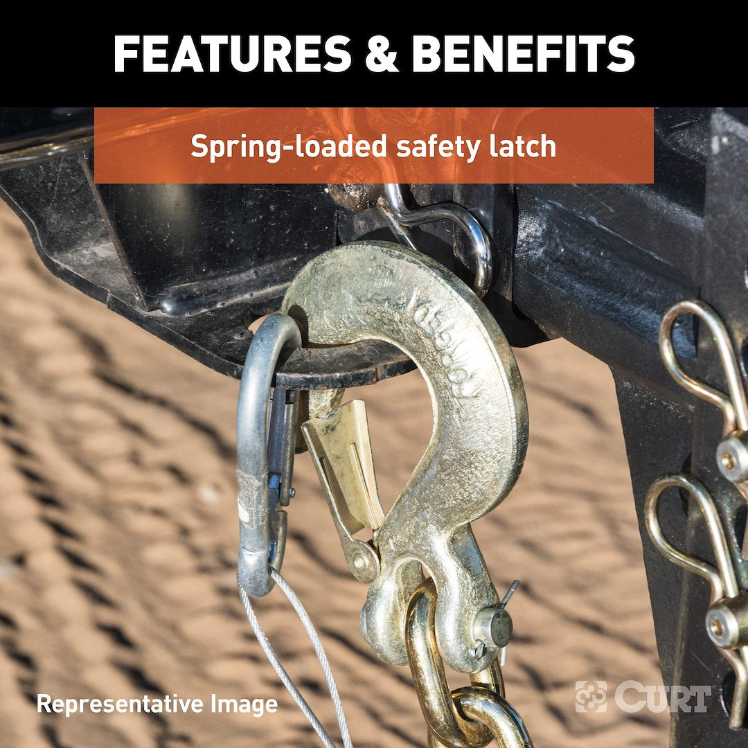 Product of Curt 81560 Trailer Safety Chain Hook
