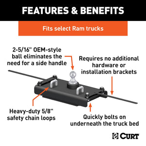 Product of Curt 60614 Gooseneck Trailer Hitch