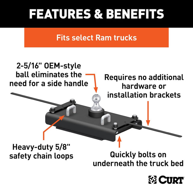 Product of Curt 60614 Gooseneck Trailer Hitch