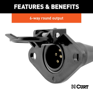 Product of Curt 58130 Trailer Wiring Connector