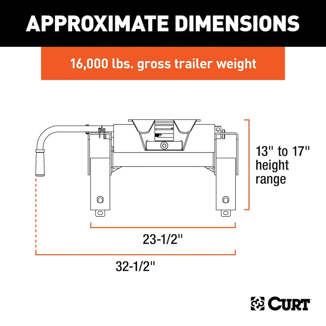 Product of Curt 16115 Fifth Wheel Trailer Hitch
