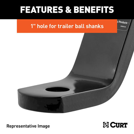 Product of Curt 45070 Trailer Hitch Ball Mount