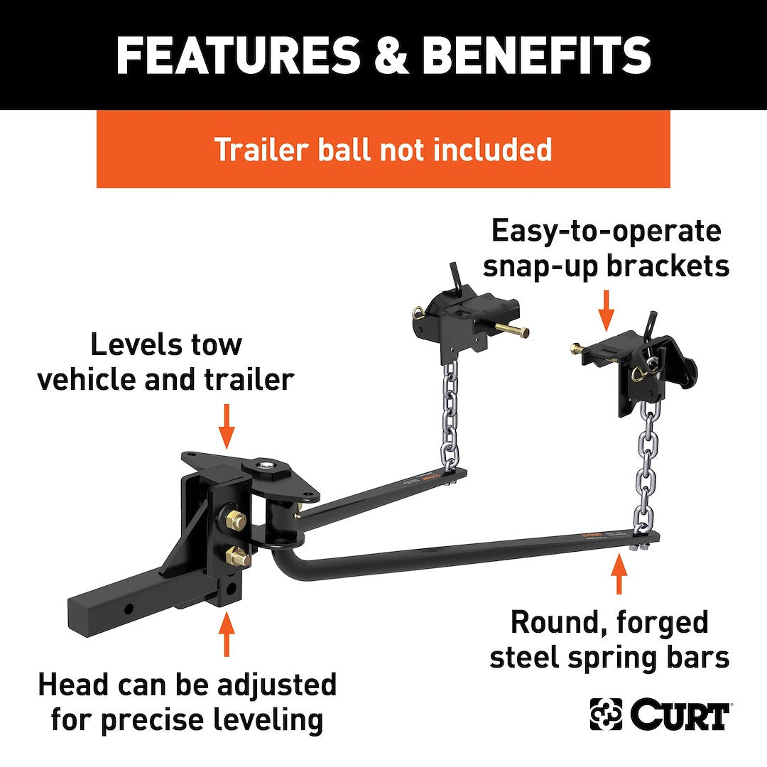 Product of Curt 17050 Weight Distribution Hitch