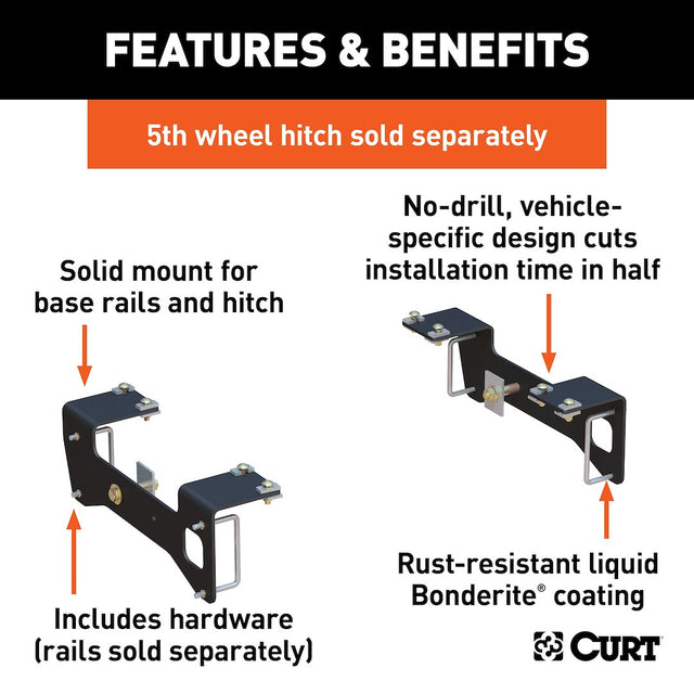 Product of Curt 16469 Fifth Wheel Trailer Hitch Mount Kit