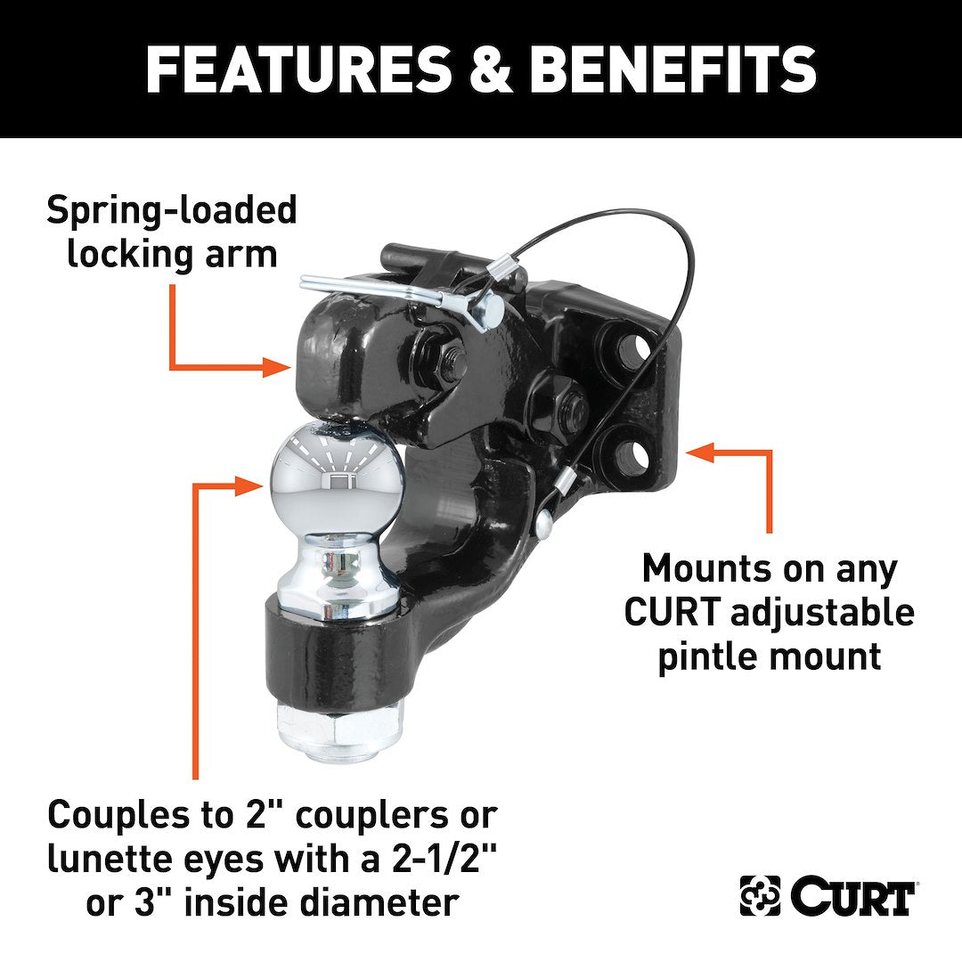 Product of Curt 48190 Pintle Hook