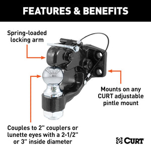 Product of Curt 48190 Pintle Hook