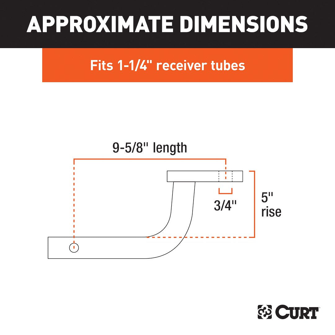 Product of Curt 45014 Trailer Hitch Ball Mount