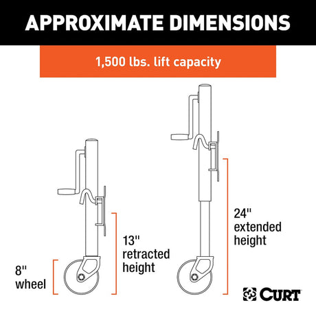 Product of Curt 28115 Trailer Tongue Jack
