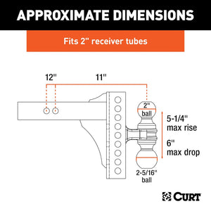 Product of Curt 45900 Trailer Hitch Ball Mount
