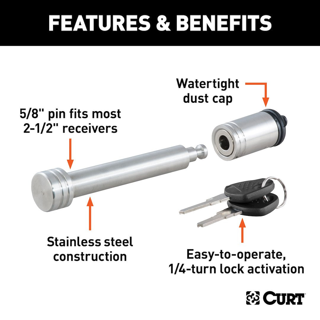 Product of Curt 23519 Trailer Hitch Pin