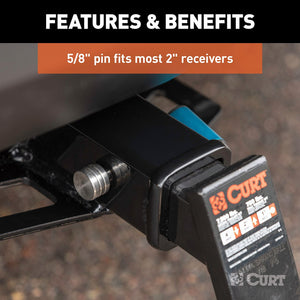 Product of Curt 23505 Trailer Coupler Lock