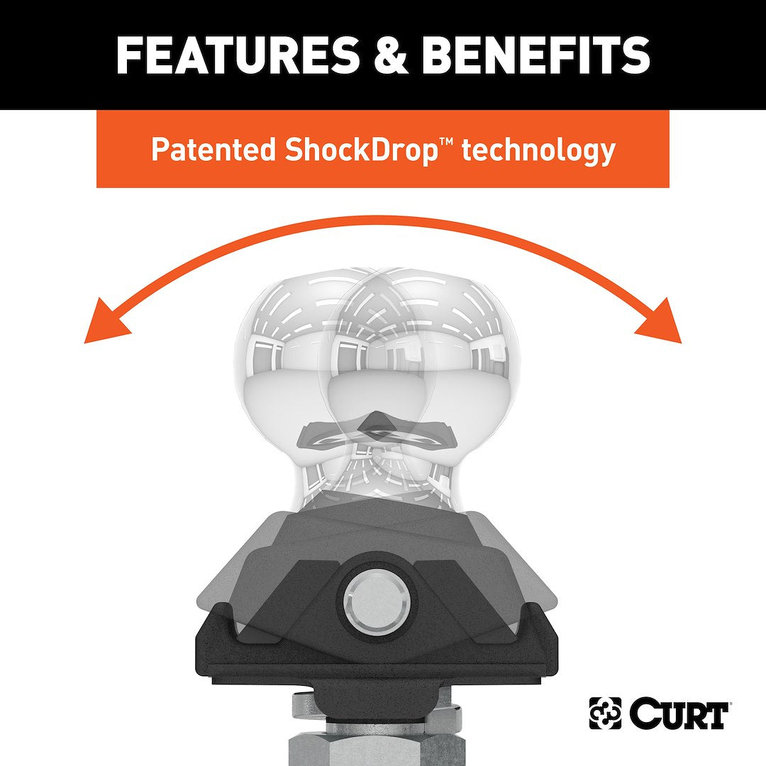 Product of Curt 45143 Trailer Hitch Ball Mount