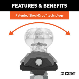Product of Curt 45143 Trailer Hitch Ball Mount
