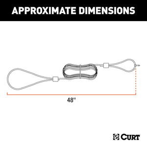 Product of Curt 52020 Trailer Breakaway Switch Cable And Pin