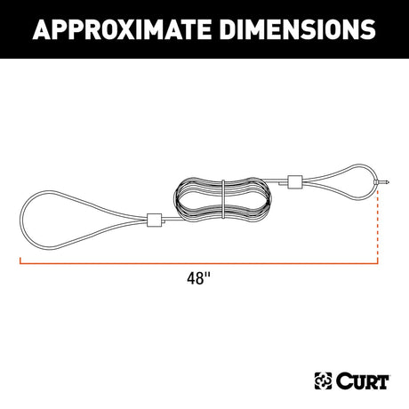Product of Curt 52020 Trailer Breakaway Switch Cable And Pin