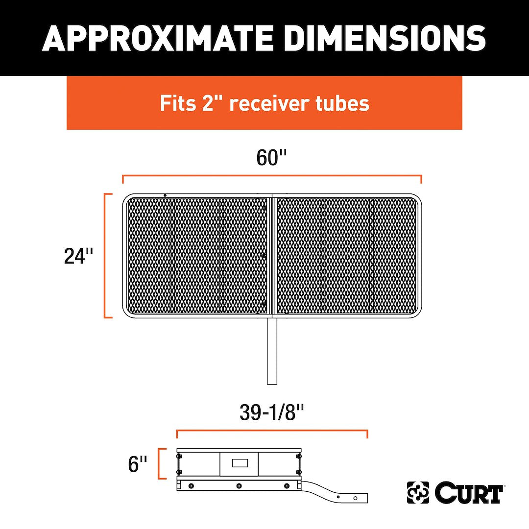 Product of Curt 18152 Trailer Hitch Cargo Carrier
