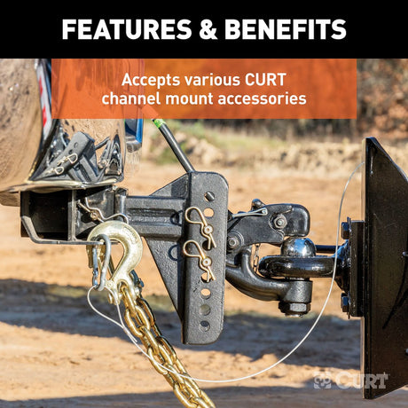 Product of Curt 45902 Trailer Hitch Ball Mount