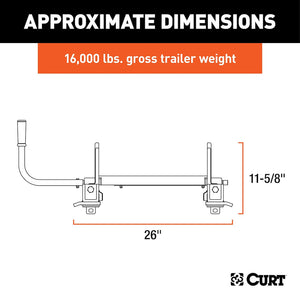 Product of Curt 16560 Fifth Wheel Trailer Hitch Slider