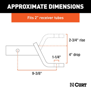 Product of Curt 45311 Trailer Hitch Ball Mount
