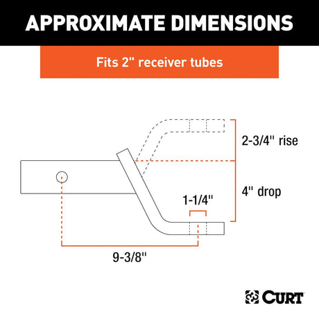 Product of Curt 45311 Trailer Hitch Ball Mount