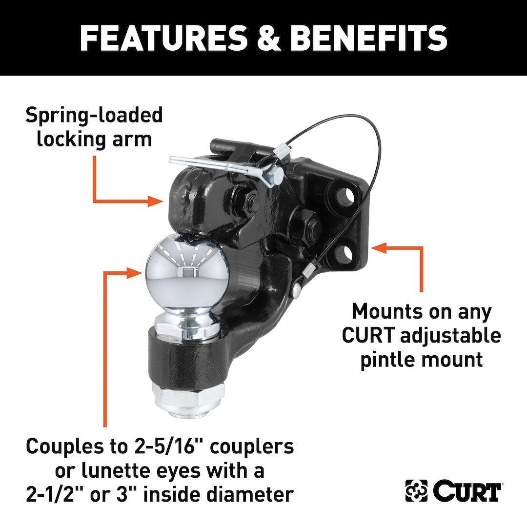 Product of Curt 48200 Pintle Hook
