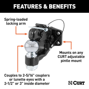 Product of Curt 48200 Pintle Hook
