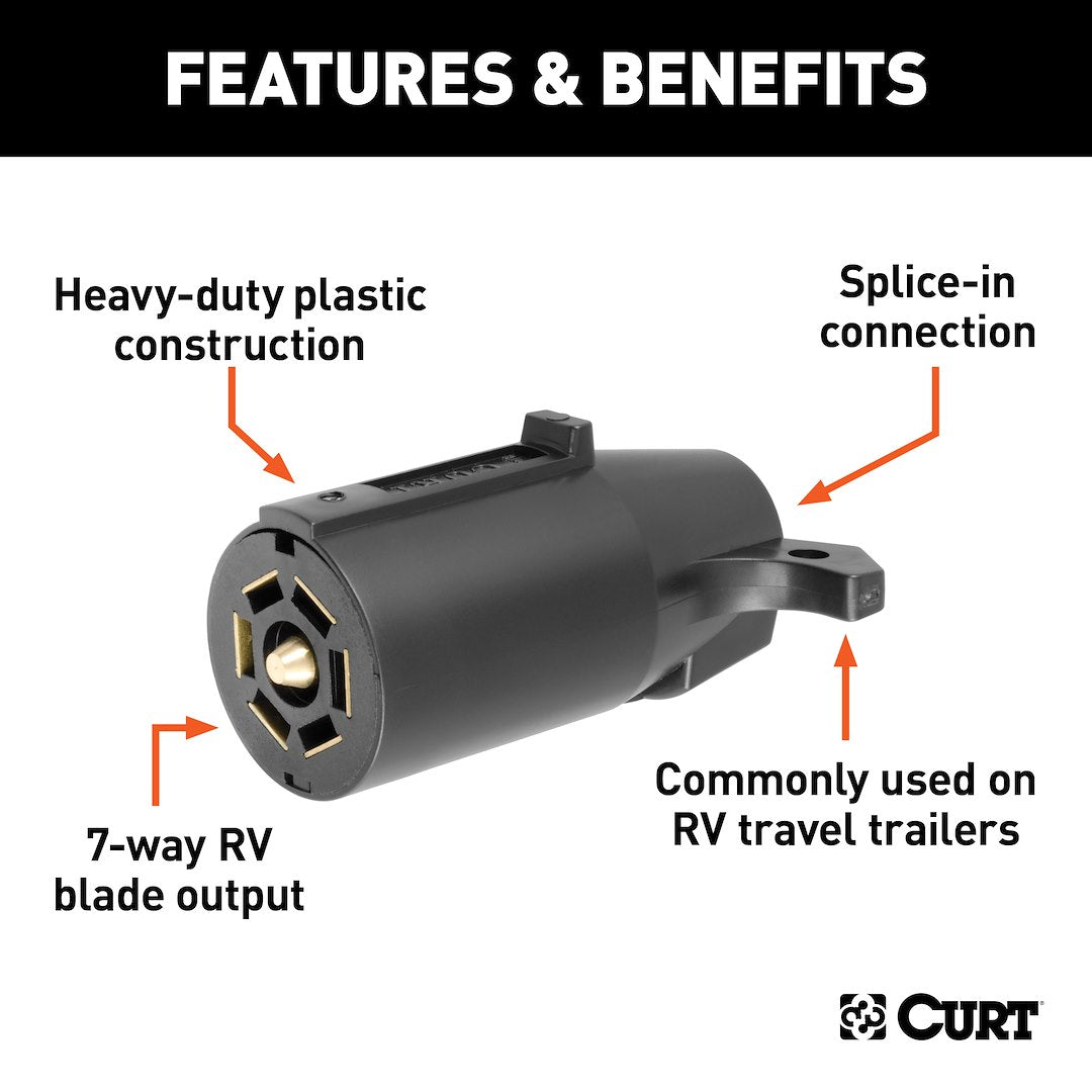 Product of Curt 58141 Trailer Wiring Connector