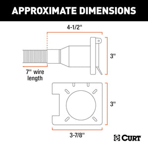 Product of Curt 55774 Trailer Wiring Connector